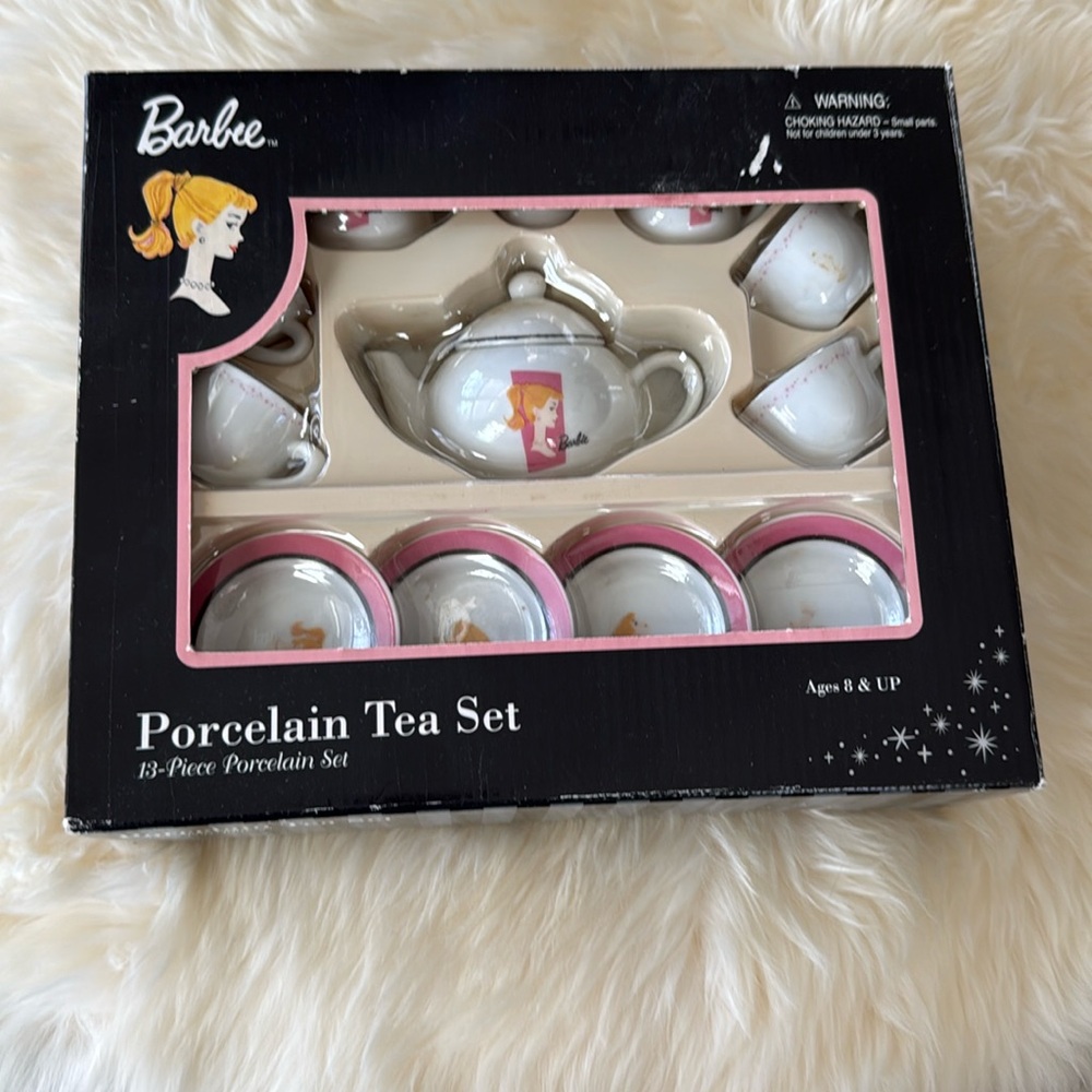 Barbie Porcelain Tea Set